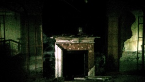 A Dark Fireplace